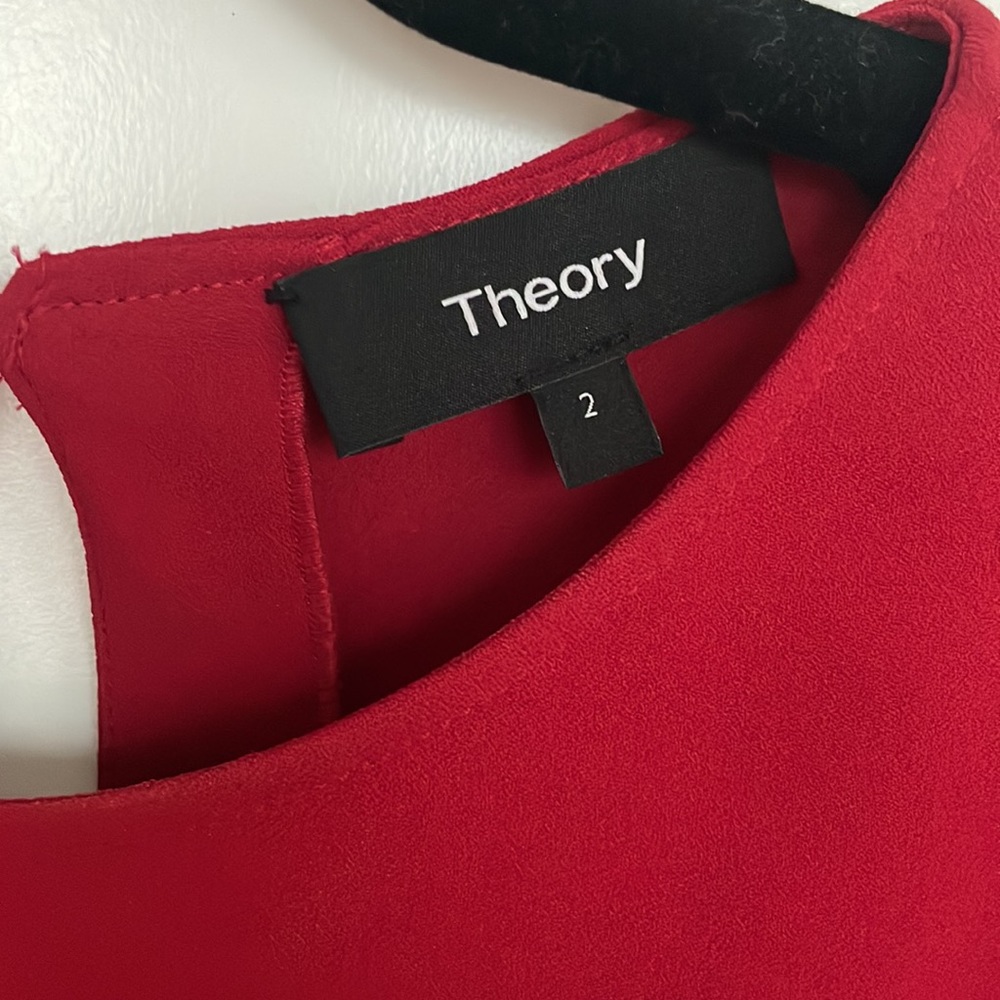 Theory Marah Bergen Long Sleeve Flounce Dress - Picture 8 of 8